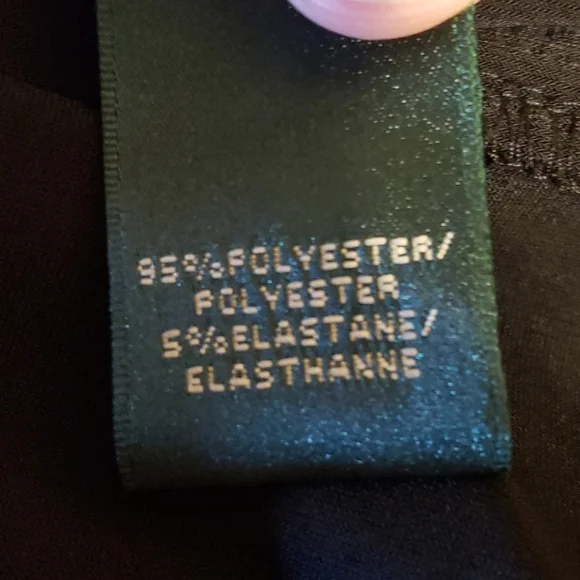 lauren ralph lauren black stretch gathered dress - Picture 6 of 6